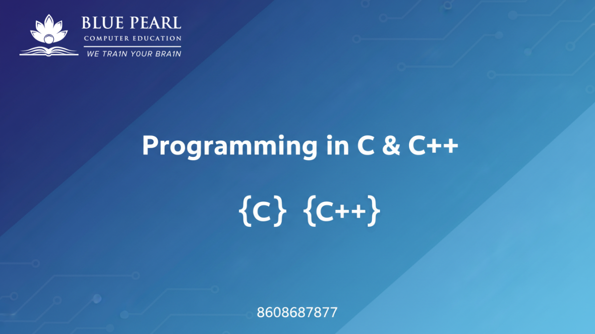 Programming in C & C++ – Beginner to Advanced Training in Madurai